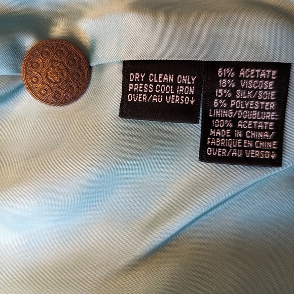 Linda Allard Ellen Tracy jacquard blazer, size 12 - Picture 15 of 16